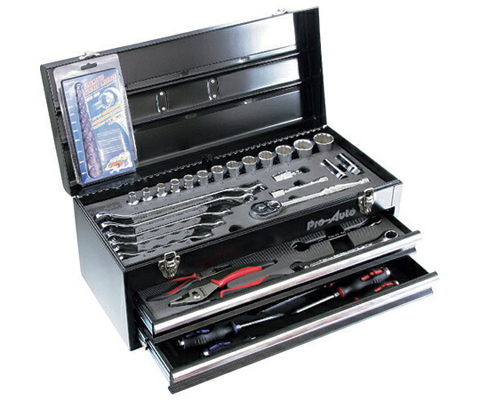 店内全品ポイント5倍★要エントリー★スエカゲツール（Pro-Auto） 1/2DR.40PCツールキット　ブラック TE-440B 1セット｜Shop de clinic店