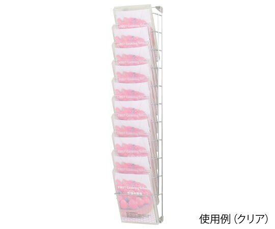 ハヤノ産業 壁掛ラック　A4判　1列10段　グレー FPRW-101S-G 1個