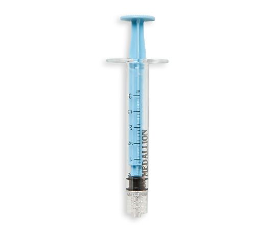 取りえ医学的 メダリオンシリンジ 3mL 薄青 MSS031-LBE 1箱(25個入)