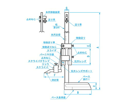店内全品ポイント5倍★要エントリー★新潟精機(SK) 快段目盛ハイトゲージ 20cm 一般校正付 VHK-20KDS 1個|Shop de clinic店