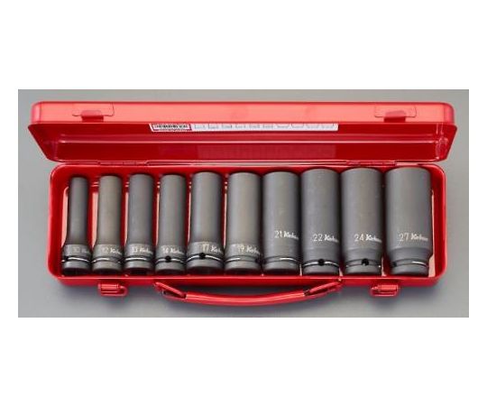 店内全品ポイント5倍★要エントリー★エスコ インパクトディープソケット　1/2"DR/10-27mm EA164DG 1セット｜Shop de clinic店