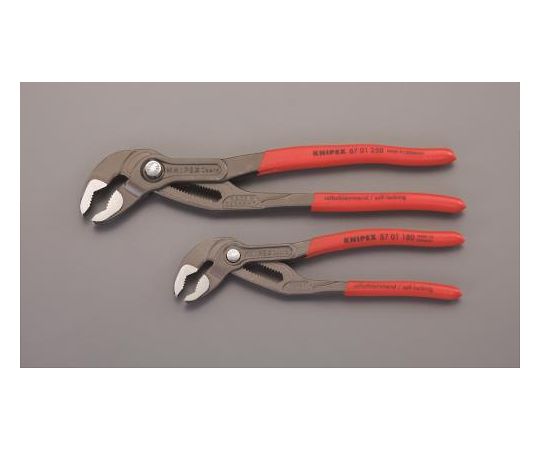 エスコ ウォーターポンププライヤー　2本組　180mm/250mm EA531EG-100 1セット