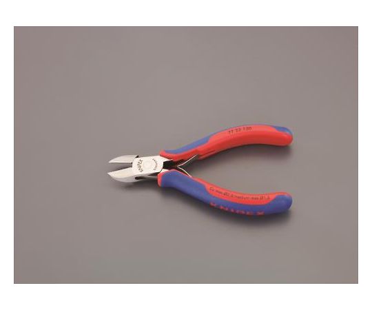エスコ 精密用ニッパー（バネ・グリップ付） 130mm EA535KD-13 1丁