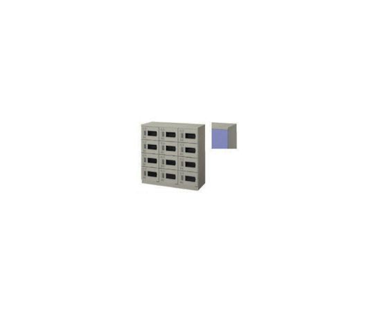 ナイキ（NAIKI） SB12人用窓付（錠付） SB0909K-12W-BL 1個