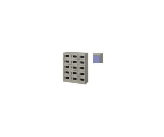 ナイキ（NAIKI） SB15人用窓付（錠無） SB0911S-15W-BL 1個
