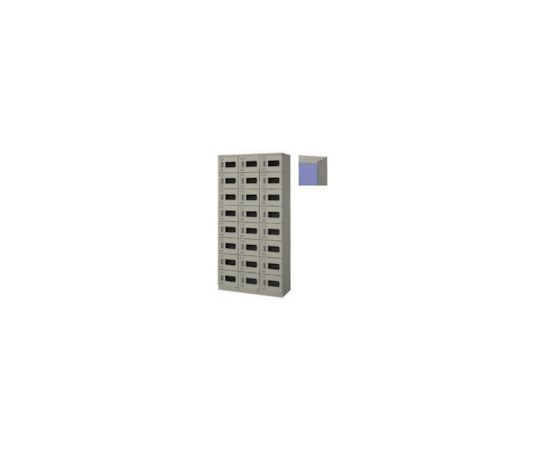ナイキ（NAIKI） SB24人用窓付（錠無） SB0918S-24W-BL 1個