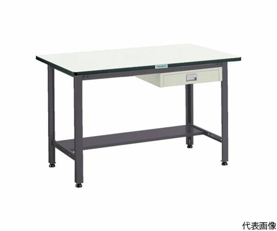 トラスコ中山 AEWS型進め方台 1800X750XH740 薄型1段引出付 AEWS-1875UDC1 1台 花・ガーデン・DIY-タンク