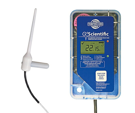 店内全品ポイント5倍★要エントリー★TEMPRECORD G4　Scientific　Data　Logger　Teflon　1mプローブ付き 95GASBY1PT 1個｜Shop de clinic店