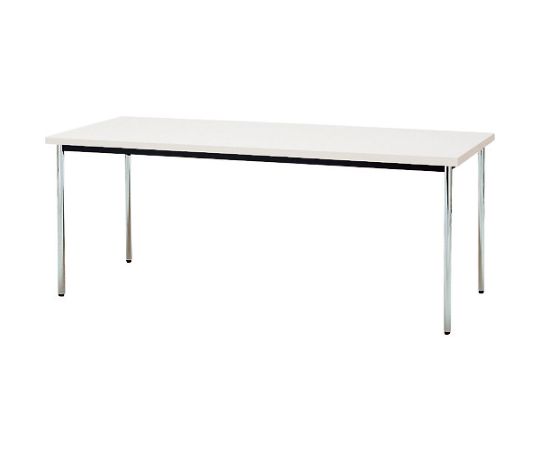 店内全品ポイント5倍★要エントリー★藤沢工業 ミーティングテーブル　丸脚　1500X750mm　ホワイト TD-1575M WH 1台｜Shop de clinic店