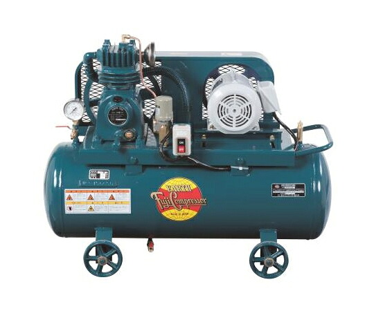 富士コンプレッサー製作所 エアーコンプレッサー（タンク　57L）　AC100V/750W/60Hz EA116FA-60A 1台
