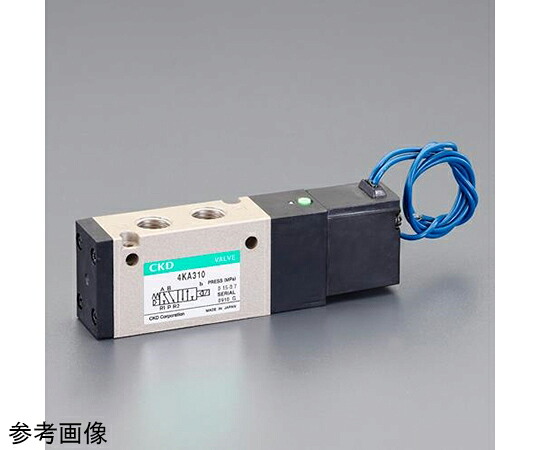 アズワン 5方向電磁弁（ダイレクト配管）　AC100V・Rc3/8\