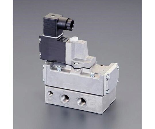 アズワン 5方向電磁弁（流量10.0C）　AC200V・Rc1/2\