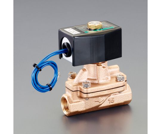 アズワン 2方向電磁弁（パイロット式）　AC200V・Rc3/8\