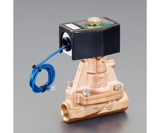 アズワン 2方向電磁弁（パイロット式）　AC200V・Rc1/2\