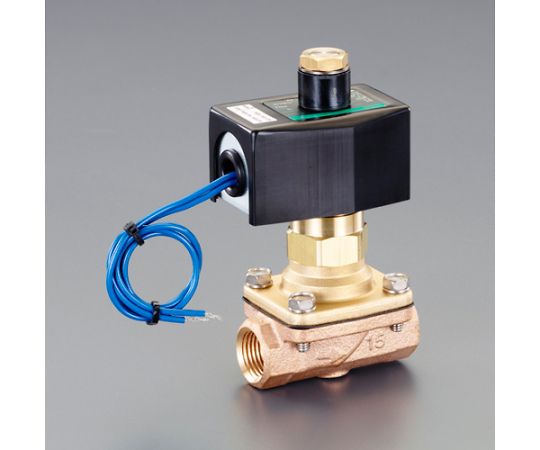 アズワン 2方向電磁弁（パイロットキック式）　AC200V・Rc1/2\