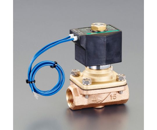 アズワン 2方向電磁弁（パイロットキック式） AC200V・Rc1/2\" EA153HC-26 1個