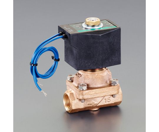 アズワン 2方向電磁弁（パイロットキック式）　AC200V・Rc1/2\
