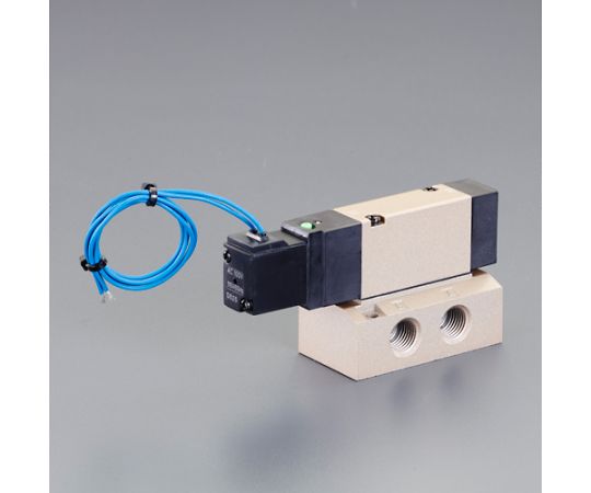 アズワン 5方向電磁弁（流量6.30C）　AC200V・Rc1/4\