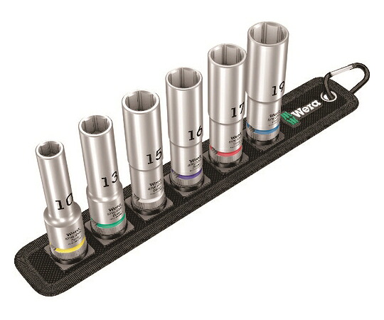 Wera Belt　C　1ディープソケットベルトセット 004565 1セット(6個入)