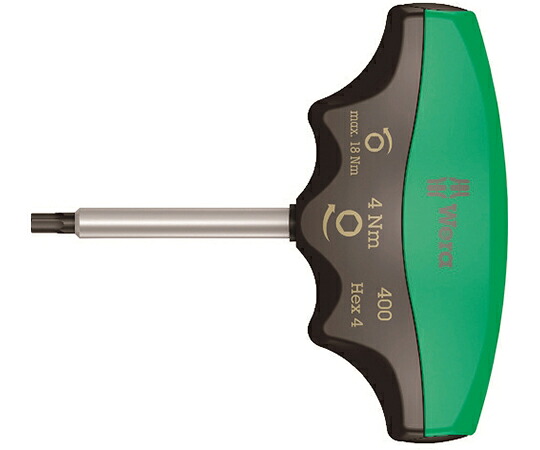 Wera 400　トルクドライバーT型　ヘックスプラス六角4.0　/　4.0　Nm 005080 1個
