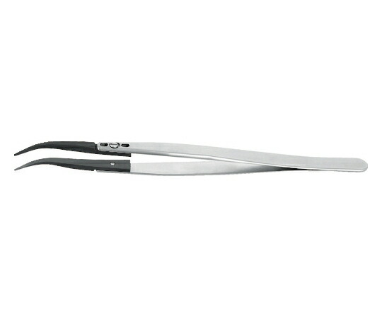 IDEAL-TEK ESDセラミックピンセット　チップ交換タイプ　先曲型　135mm 7ZJ-SA-0-IT 1本