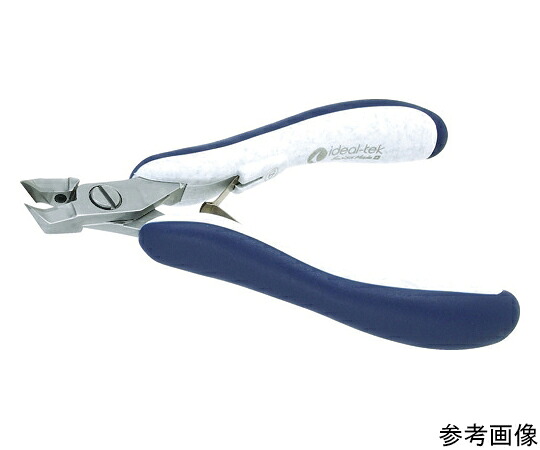IDEAL-TEK ESD細やかはさみ ウォルフラム先細形50° 盛りだくさん閃光電球刃 121粍 ES248TX-CR-BGO-IT 1丁