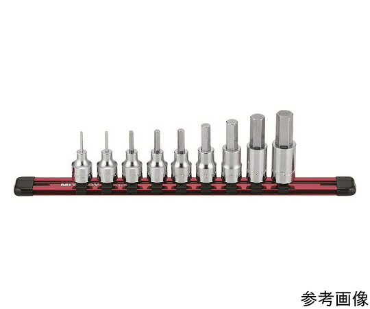 店内全品ポイント5倍★要エントリー★ミトロイ(水戸工機) 3/8 ヘックスソケット ホルダーセット 9コマ10点 HH310M 1セット|Shop de clinic店