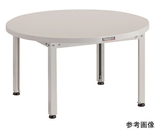 トラスコ中山 LC型大型回転させる台 Φ860XH76 スチ-ル天板 脚付 LC9080F-K5 1台