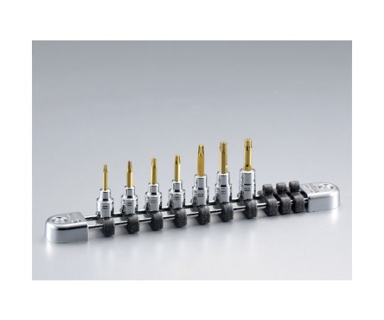 KTC 6.3トルクスビットセット（7コ組） NTQ4T07 1組(7個入)
