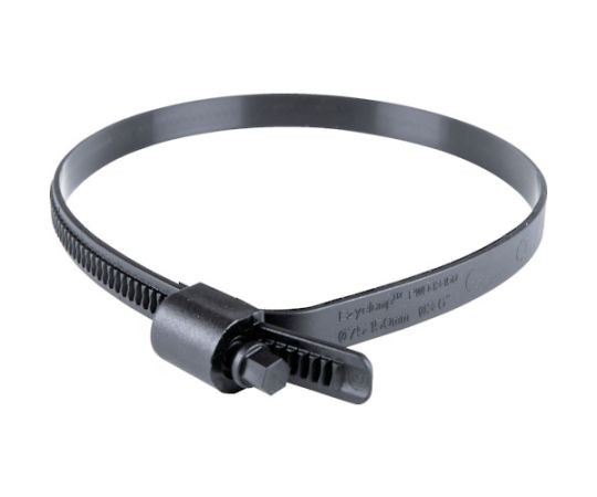 店内全品ポイント5倍★要エントリー★HCL Fasteners 樹脂製ホースバンド Ezyclamp 締付径25.0~150.0mm 対辺8.0mm ナイロン12 PWD-13-150-SC-PA12-BK 1袋(100本入)|Shop de clinic店