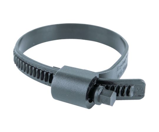 HCL Fasteners 脂製導管ダンス楽隊 Ezyclamp 締付径25.0～75.0粍 対辺8.0粍 ナイロン12 PWD-13-75-SC-PA12-BK 1袋(100本入)