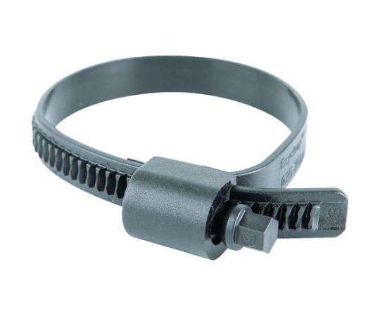 HCL Fasteners 樹脂製ホースバンド Ezyclamp 締付径25.0~75.0mm 対辺8.0mm ナイロン66 PWD-13-75-SC-PA66-BK 1袋(100本入)