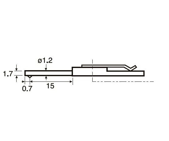 日本の首都詳しい 取り替え粗さつら構え位置づける子（先っちょラジウス5μm）（細穴・薄溝） 010 2512 1個
