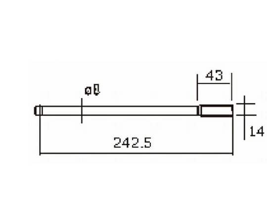 東京精密 輪郭用高剛性アーム(汎用測定) 全長242.5mm DM83501 1個