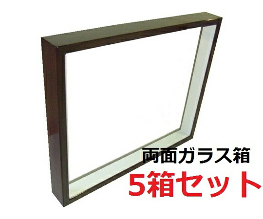 アズワン 両面硝子 ＦＲＧ箱 UV硝子 5箱仕掛ける 14 1仕掛ける(5箱入)