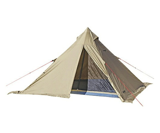 CAPTAIN STAG トレッカー ワンポールテント レクタ270UV（カーキ） UA0062 1台