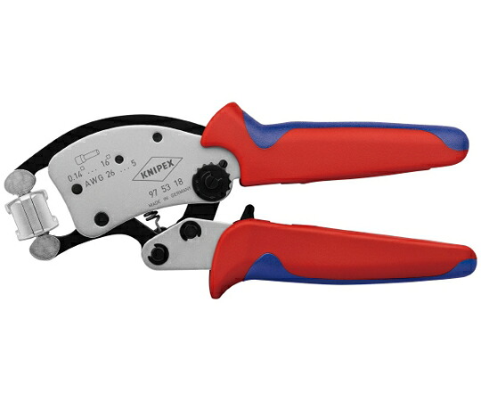 店内全品ポイント5倍★要エントリー★KNIPEX フェルール用圧着プライヤーツイスター16 9753-18SB 1個|Shop de clinic店