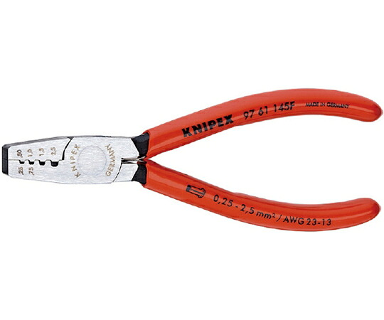 KNIPEX エンドスリーブ用圧着ペンチ 9761-145F 1個