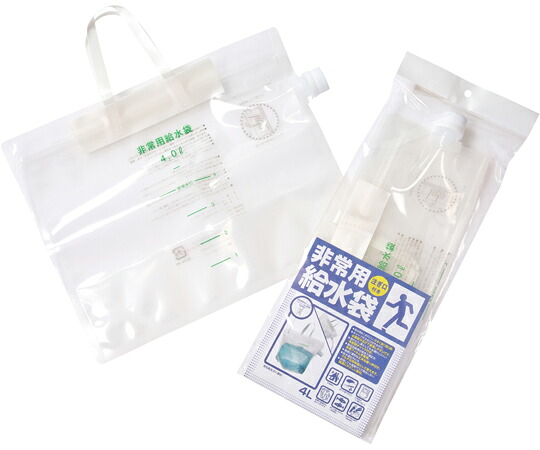 組み入れる客あしらい 非常用水袋 スパウト（注ぎ口）付 100仕掛ける入 WT-552 1入れもの(100仕掛ける入)