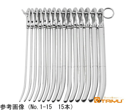 TAIYU（大祐医学製作） 吾妻式母胎頸管拡張器 JIS No.26-30 5本仕掛ける 差し棒（短）付 TY-960D 1仕掛ける(5本入)
