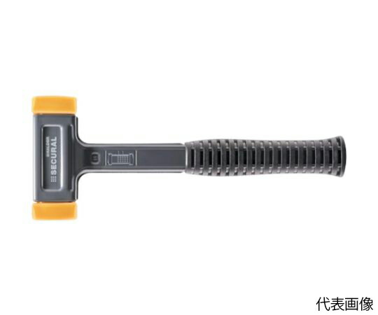 ロームヘルド・ハルダー セキューラルハンマー ポリウレタン（黄色）頭径35×45粍 3380.045 1本