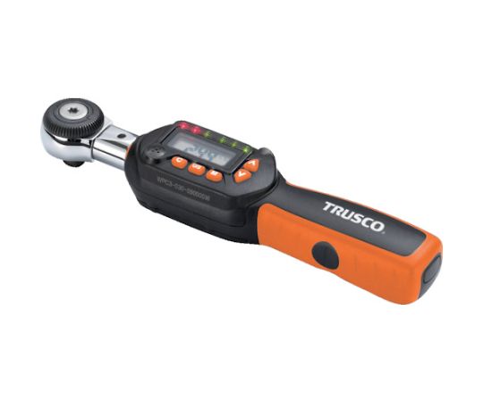 トラスコ中山 ヘッド交換式ラチェットデジタルトルクレンチ 差込角9.5mm 6～30Nm HDT3-030C 1個