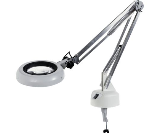 店内全品ポイント5倍★要エントリー★トラスコ中山 LED照明拡大鏡 4倍 クランプ保持型 LPCLX4 1台｜Shop de clinic店