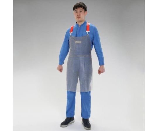 アズワン エプロン(作業用・ステンレス)　80×55cm EA355AS-11 1枚