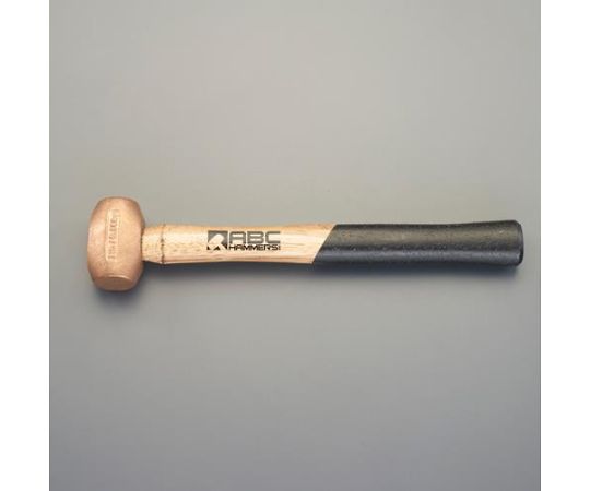 アズワン 銅槌骨（木柄） 900g/38粍 EA575ES-12 1個 シンク・流し台-設備-研究・実験用品