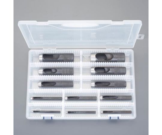 店内全品ポイント5倍★要エントリー★アズワン 革ポンチセット 3-25mm/12個組 EA576H-100 1セット｜Shop de clinic店 13,909円