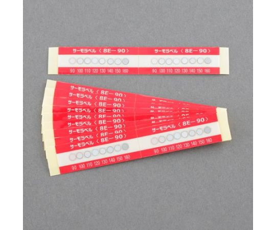 アズワン 90-160℃示温材（サーモラベル/20枚） EA722ZE-90 1箱(20枚入)