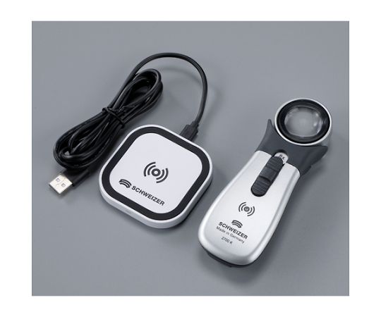 アズワン ルーペ（LEDライト付/充電式） x8/30mm EA756DM-13 1個