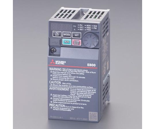 アズワン インバーター（3相モーター用） 200V/2.2kw EA940MX-622A 1個