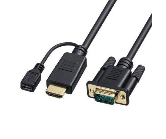 アズワン HDMI-VGA変換アダプターケーブル 3.0m EA940PR-13 1個
